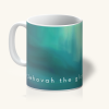 Northern Lights Year Text 2025 - Mug